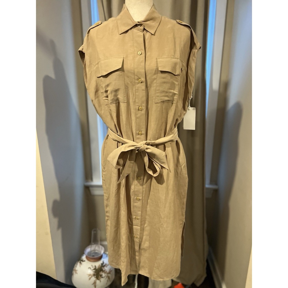 Nordstrom Dress Tan Medium Business Casual NWT Msrp $ 149.00